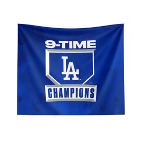 Los Angeles Dodgers 2025 MLB World Series Multi Champ Momentum Printed Wall Hanging 34 x 40 inches