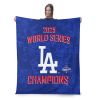 2025 World Series Championship Los Angeles Dodgers Five Tool Silk Touch Throw Blanket 50x60 inches