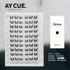 AYCUE #ANNA# Self-adhesive Lash Clusters C Curl 10-14mm 60 Clusters Glue-free Eyelashes Extensions for Natural Look Easy Application Lightweight & Re