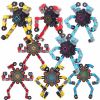 Deformable Fidget Robot, Deformable Fingertip Gyro, Kids DIY Deformable Robot Fingertip Spinner, Spinning Vent Chain Fidget Toys Creative Decompressi