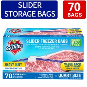 70 Count Slider Storage Bags, Zippered Fresh-keeping Bag, Heavy Duty Food Sorting Storage Bag, Food Preservation Sealed Bag, For Fruit, Grain, Vegeta