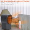 400W Portable Electric Space Heater Mini Desktop Fan Heater Personal Small Space Heater for Home Office