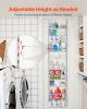 VEVOR Over the Door Pantry Organizer, 10-Tier Pantry Organization and Storage, Heavy-Duty Steel Hanging Spice Rack, Adjustable Wall Seasoning Shelves