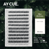 AYCUE #SHE THRIVES# Self-adhesive Lash Clusters C Curl 10-16mm 120 Clusters Glue-free Eyelashes Extensions for Natural Look Easy Application