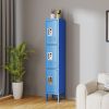 66"H Metal Lockers for Employees with 3 Door Storage Locker for Employees Gym School Home Office Garage - Assembly Required(Blue)