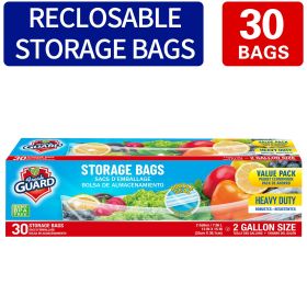 30 Count Reclosable Storage Bags, Fresh-keeping Bag, Heavy Duty Food Sorting Storage Bag, Food Preservation Sealed Bag, For Fruit, Grain, Vegetable A