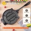 VEVOR Tortilla Press, 10 Inch Tortilla and Roti Maker, Cast Iron Heavy Duty Tortilladora Press, Pre-Seasoned Pataconera Maker with 100 Pcs Parchment