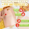 12Pcs Non Stick Toaster Bags Reusable 6.7 x7.5 inch Grilled Cheese Bags Heat Resistant & Easy to Clean Mess Free Toasting Sandwiches Panini & More Co