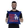 2025 World Series Championship Los Angeles Dodgers Hot Corner Double Sided Tapestry Throw Pillow 18x18 inches