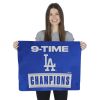 Los Angeles Dodgers 2025 MLB World Series Multi Champ Blitz Rally Towel 15 x 18 inches