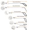 Paintless Dent Removal Kit Stainless Steel Dent Removal Tool Set for Minor Hail Damage and Door Dings