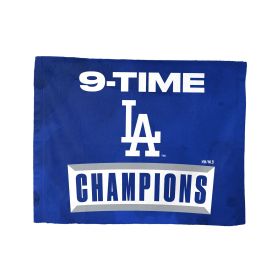 Los Angeles Dodgers 2025 MLB World Series Multi Champ Blitz Rally Towel 15 x 18 inches