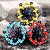 Deformable Fidget Robot, Deformable Fingertip Gyro, Kids DIY Deformable Robot Fingertip Spinner, Spinning Vent Chain Fidget Toys Creative Decompressi