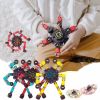 Deformable Fidget Robot, Deformable Fingertip Gyro, Kids DIY Deformable Robot Fingertip Spinner, Spinning Vent Chain Fidget Toys Creative Decompressi