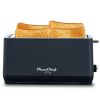 4-Slice Toaster, Extra Wide Long Slot Toaster, 6 Browning Settings, Bagel/Defrost/Reheat Functions, Removable Crumb Tray, Stainless Steel Housing, Ma