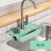 1pc Splash Guard For Sink Faucet; 10.63"x5.51"; Faucet Drain Rack; Super Absorbent Fast Drying Mat Sink Gadgets; Drip Catcher For Kitchen; Drain Stor