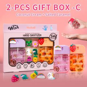 Hand Sanitizer Gift Box 1.5 oz Each w/ DIY Stickers (60423: 60423-COCONUT_SALTED-1)