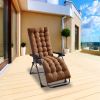 67x22in Chaise Lounger Cushion Recliner Rocking Chair Sofa Mat Deck Chair Cushion